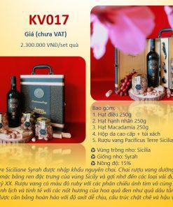 Hộp quà tặng rượu vang Tết Nhâm Dần 2022 KV017